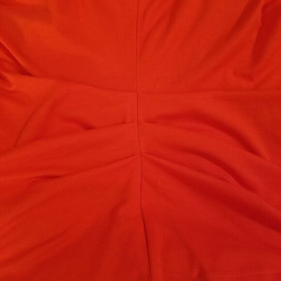 The North Face Orange Pleated  Athletic Stretch Sports Tank Top Size SP - Picture 9 of 9